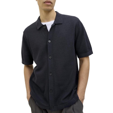 Polo Noir Homme Jack & Jones Laarto