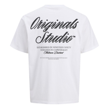 T-Shirt Blanc Homme Jack & Jones Norrebro