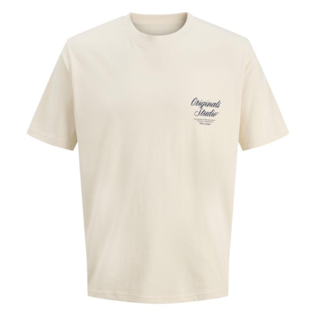 T-Shirt Beige Homme Jack & Jones Norrebro