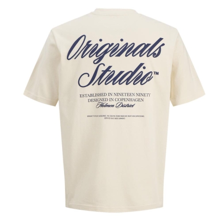 T-Shirt Beige Homme Jack & Jones Norrebro