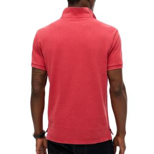 Polo Rose Homme Superdry Classic Pique