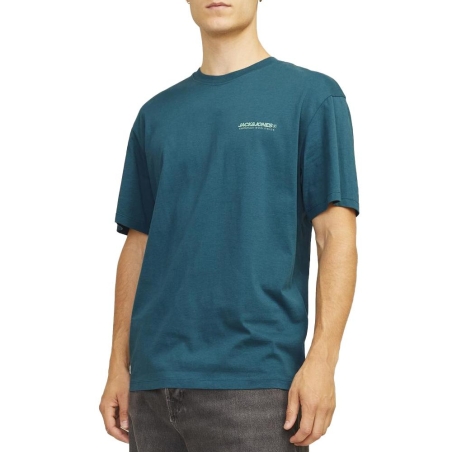 T-Shirt Bleu Homme Jack & Jones Whislington