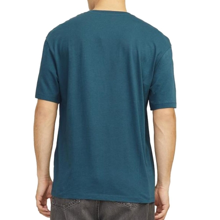 T-Shirt Bleu Homme Jack & Jones Whislington