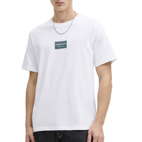 T-Shirt Blanc Homme Jack & Jones Jjfrank