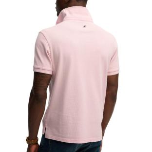 Polo Rose Clair Homme Superdry Classic Pique
