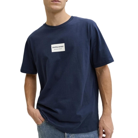 T-Shirt Marine Homme Jack & Jones Jjfrank