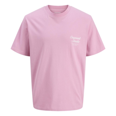 T-Shirt Rose Homme Jack & Jones Norrebro