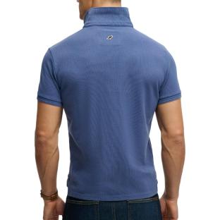 Polo Bleu Homme Superdry Classic Pique