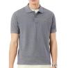 Polo Gris Clair Chiné Homme Lacoste Polo Classic Fit