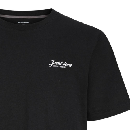 T-Shirt Noir Homme Jack & Jones Beau
