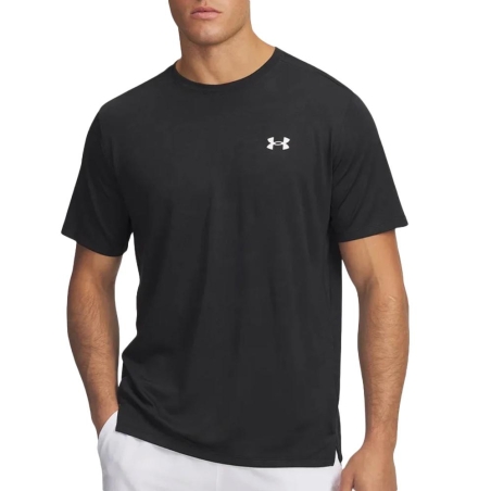 T-Shirt de Sport Noir Homme Under Armour Tech Vent Jacquard